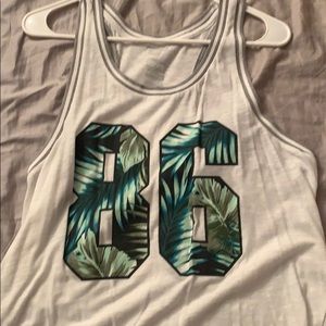 Pink Nation workout tank top